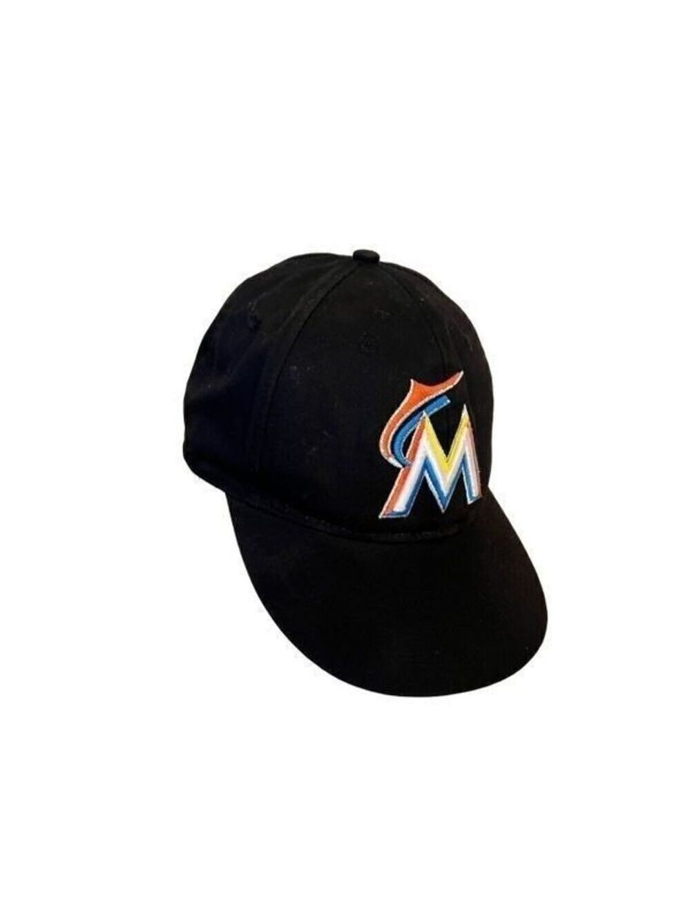 Miami Marlins Embroidered Logo Strap Back hat cap